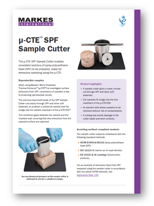 SPF Sample Cutter