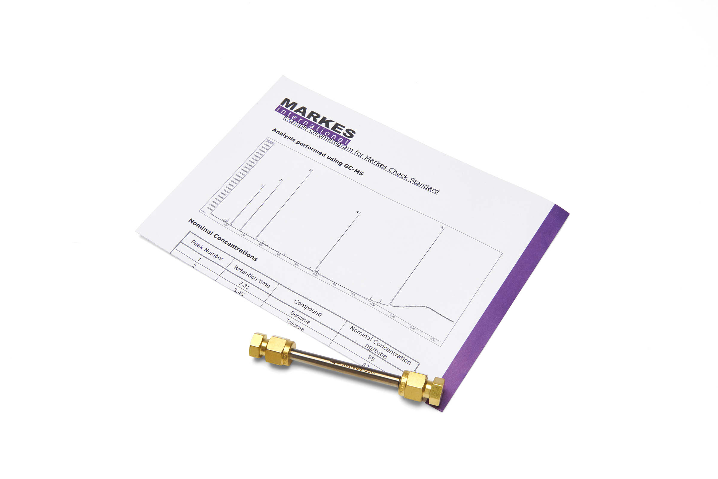 Check-standard (CHK) tube(BTX- IBMA and dioctyl phthalate) Image